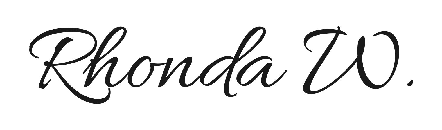 Signed, Rhonda